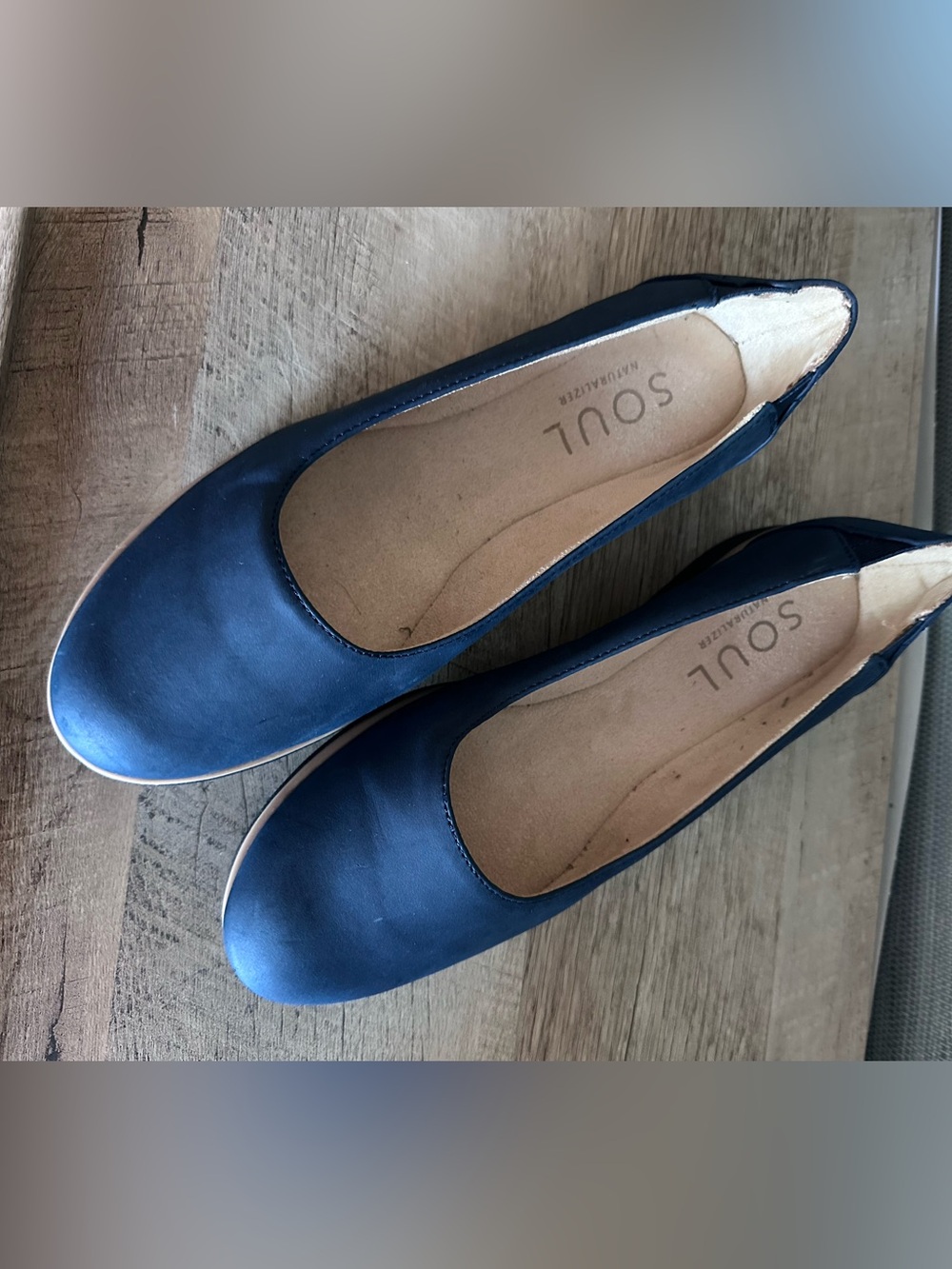 SOUL Naturalizer Navy Blue Ballet Flats